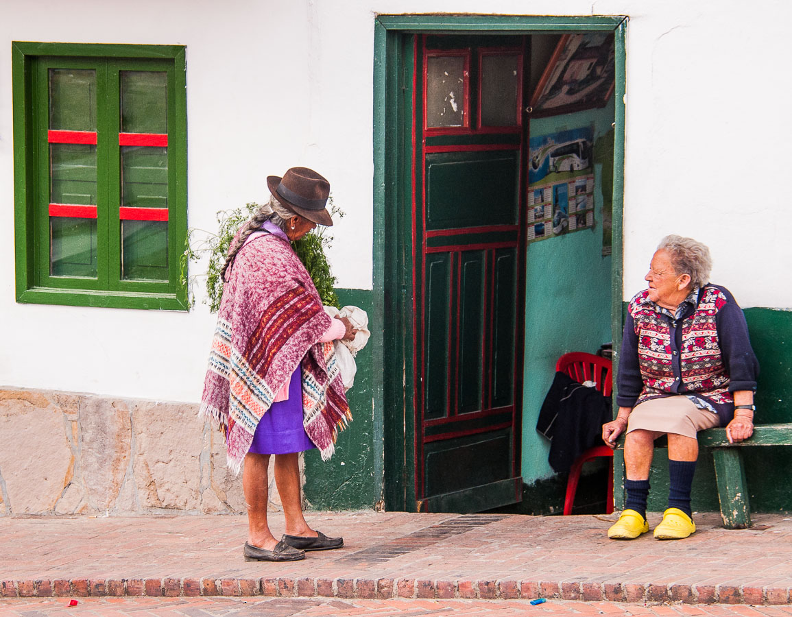 Dörfliche Szenen auf der Durchfahrt....